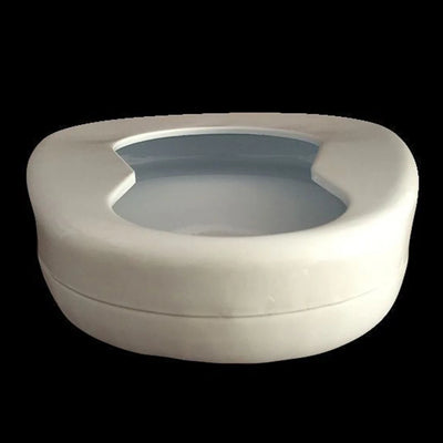 Portable Bedpan, Metal Smooth Contoured Bed Pan