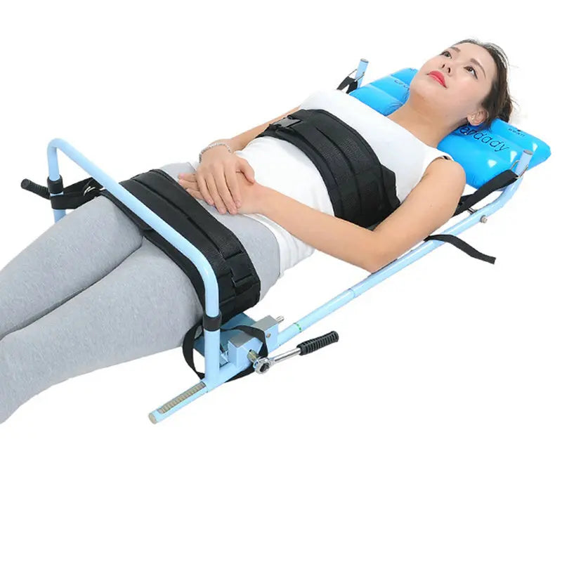 Portable Lumbar Disc Herniation Traction Device, Home Spine Correction Massage With Belt