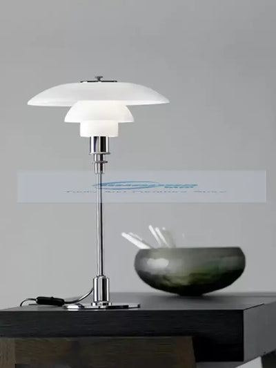 PH Glass Table Lamp Fashion Living Room Bedroom Bedside Study Table Lamp