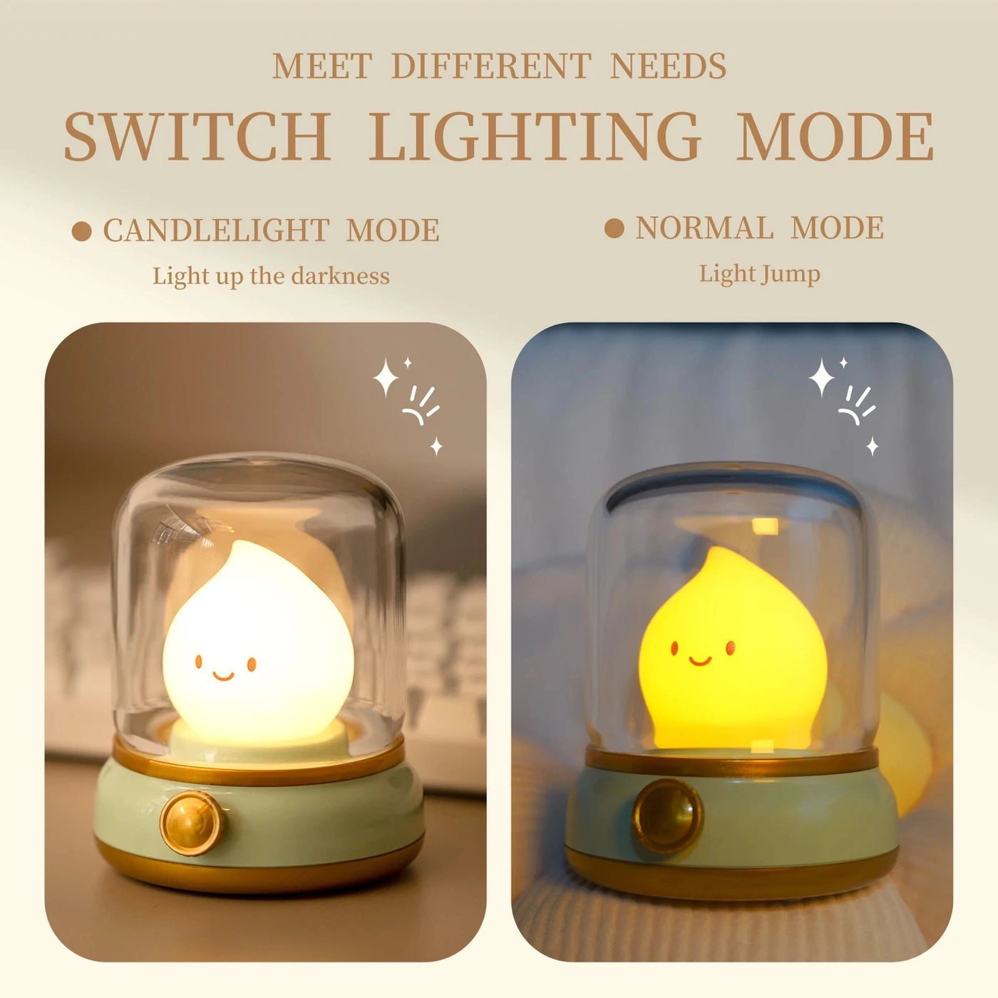 Mini Desktop LED Cute Creative Night Bulb